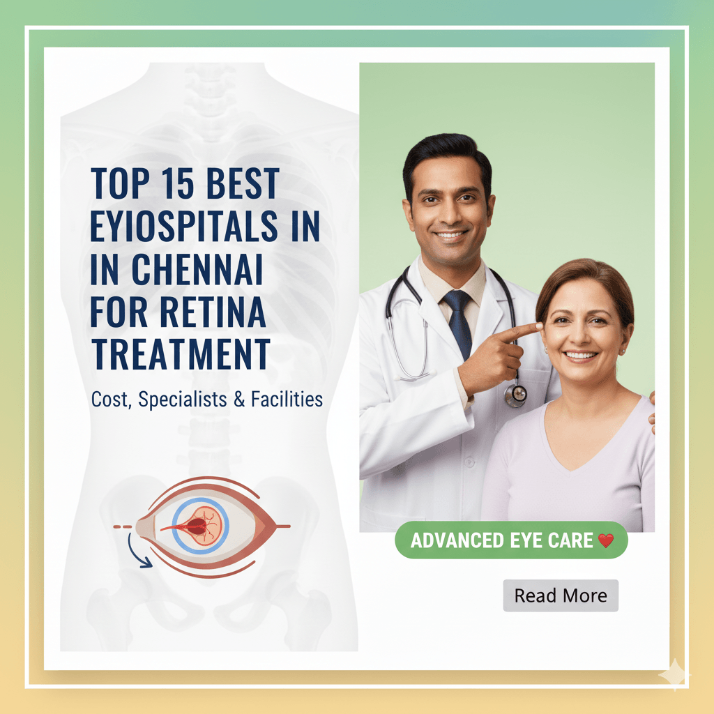Top 15 Best Eye Hospitals in Chennai for Retina Treatment – Cost, Specialists & Facilities